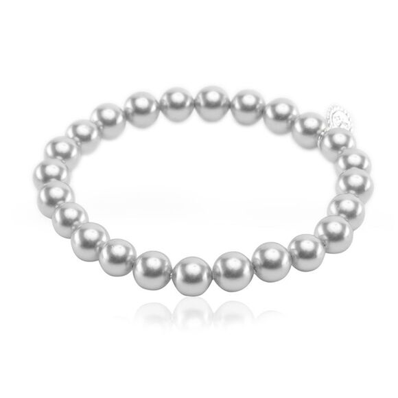 Sara Blaine/eSBe Baroque Pearl Bracelet Gray - New - Picture 1 of 2